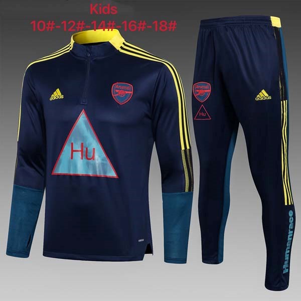 Niños Chandal Arsenal 2022 Azul Amarillo